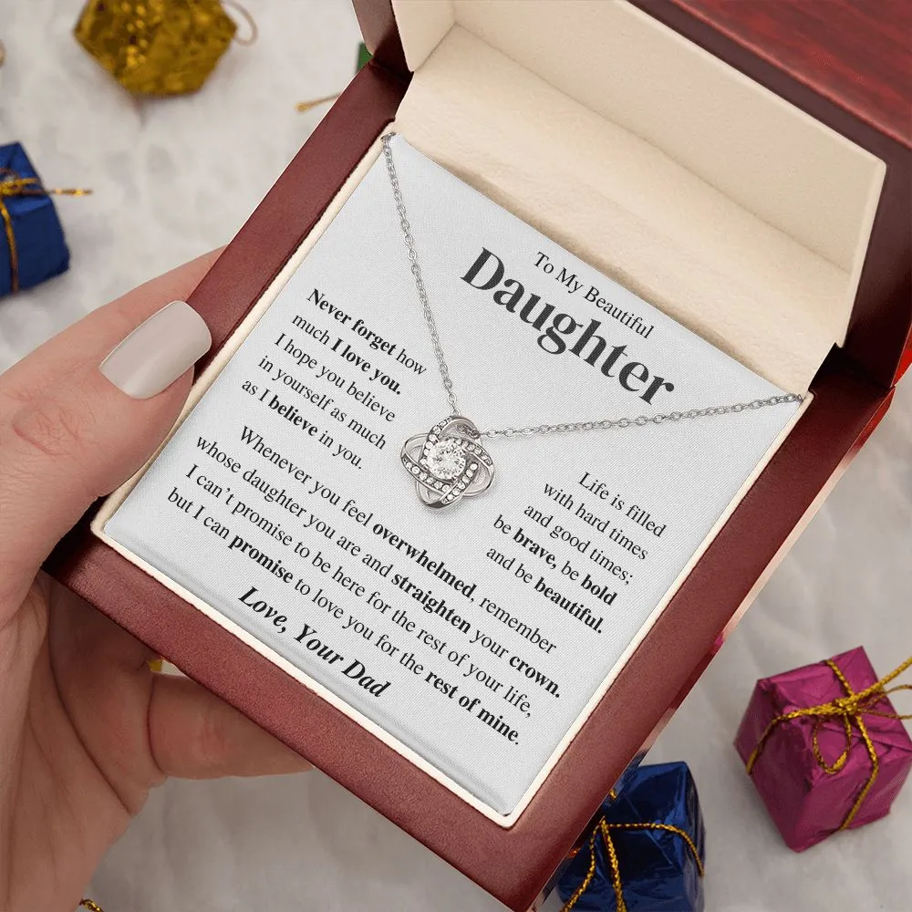 Daughter Gift- Believe in yourself -From Dad