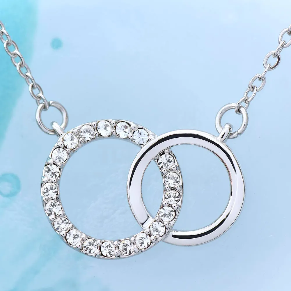Daughter Gift, from Mom to Daughter Necklace, Daughter Birthday gift, with Message Card: I Love you…