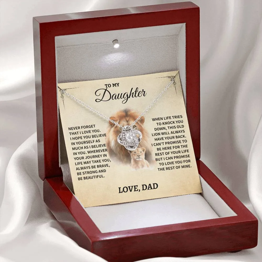 Daughter Gift-Never forget-From Dad