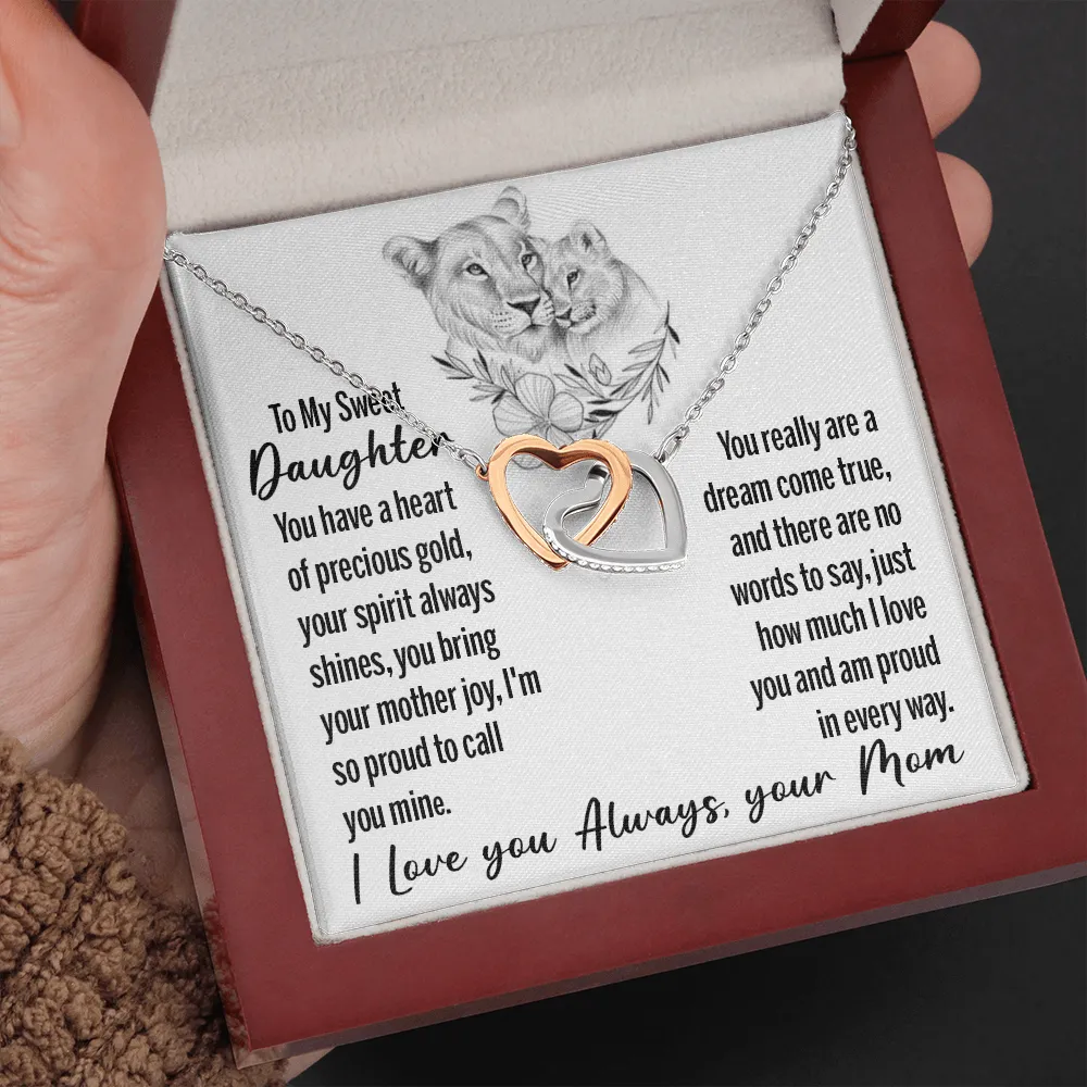 Daughter Necklace Gift From Mom - You Bring Your Mother Joy