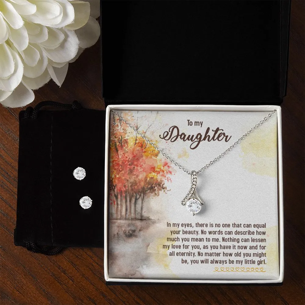 Daughter Pendant and Earring Set-In my eyes