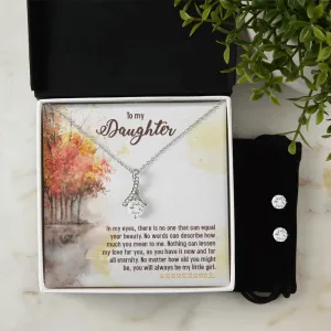 Daughter Pendant and Earring Set-In my eyes