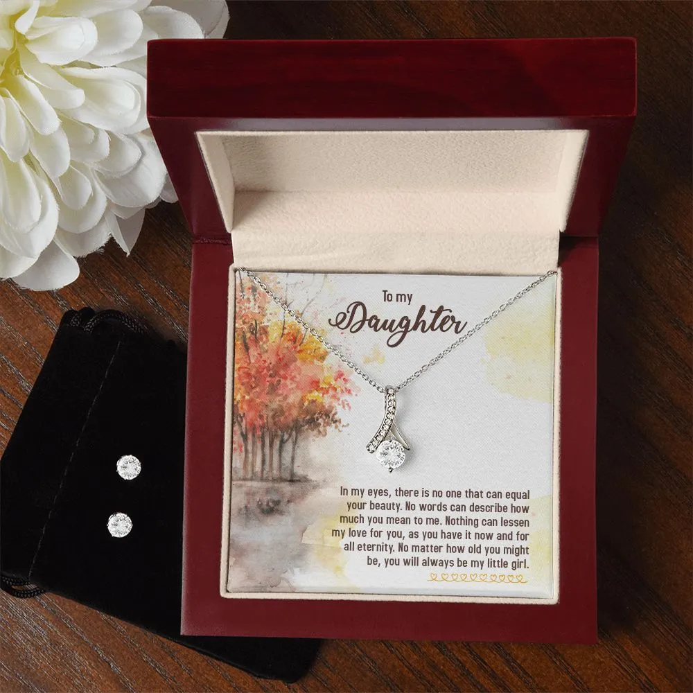 Daughter Pendant and Earring Set-In my eyes