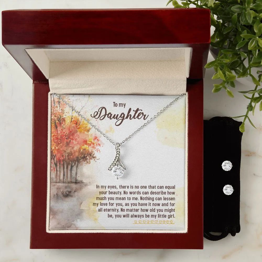 Daughter Pendant and Earring Set-In my eyes