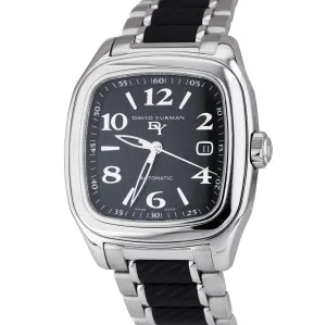 David Yurman Belmont Large Stainless Steel Rubber 41mm Automatic Watch T310-XST