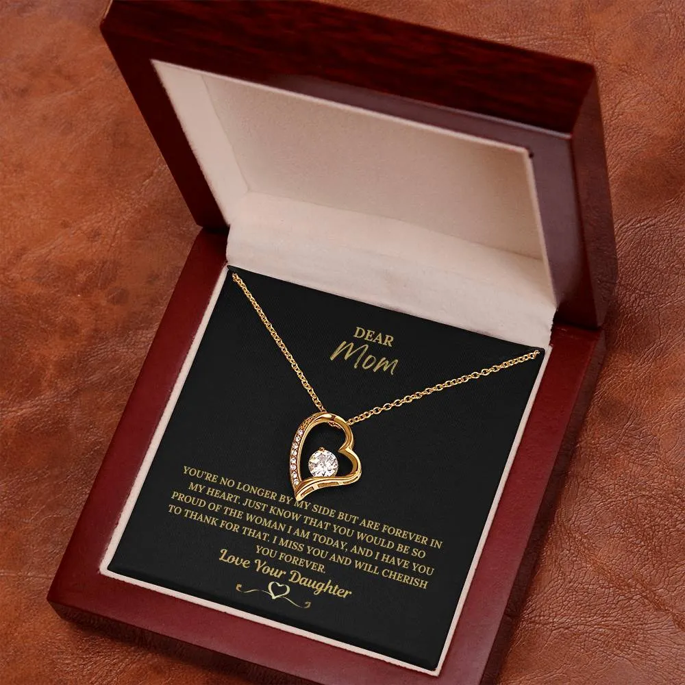 Dear Mom, I Miss You - Mom Memorial Necklace