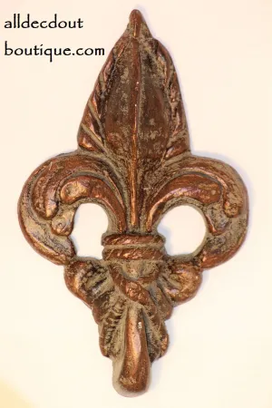 Decorative Candle Pin | "Blank" Extra Large Fleur De Lis