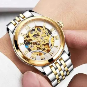 DEFFRUN DM0001 Roman Number 3D Dial Case Men Watch