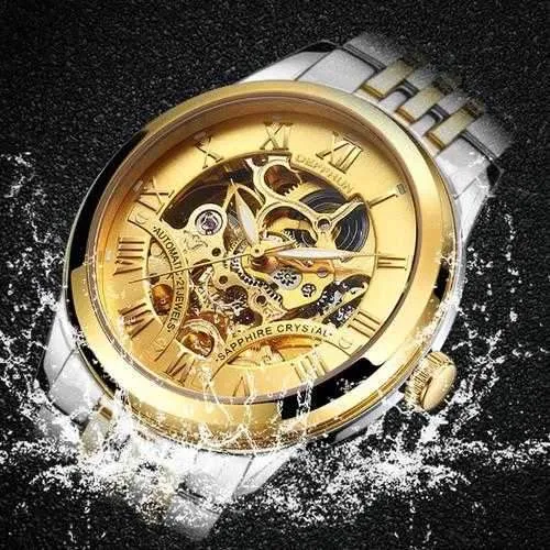 DEFFRUN DM0001 Roman Number 3D Dial Case Men Watch