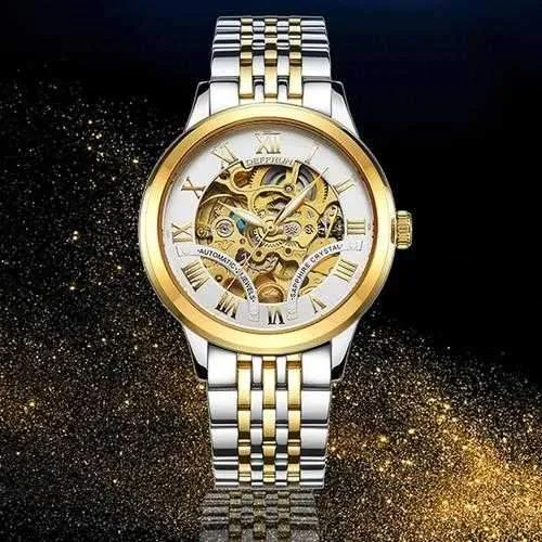 DEFFRUN DM0001 Roman Number 3D Dial Case Men Watch
