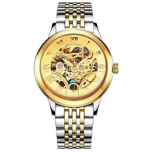 DEFFRUN DM0001 Roman Number 3D Dial Case Men Watch
