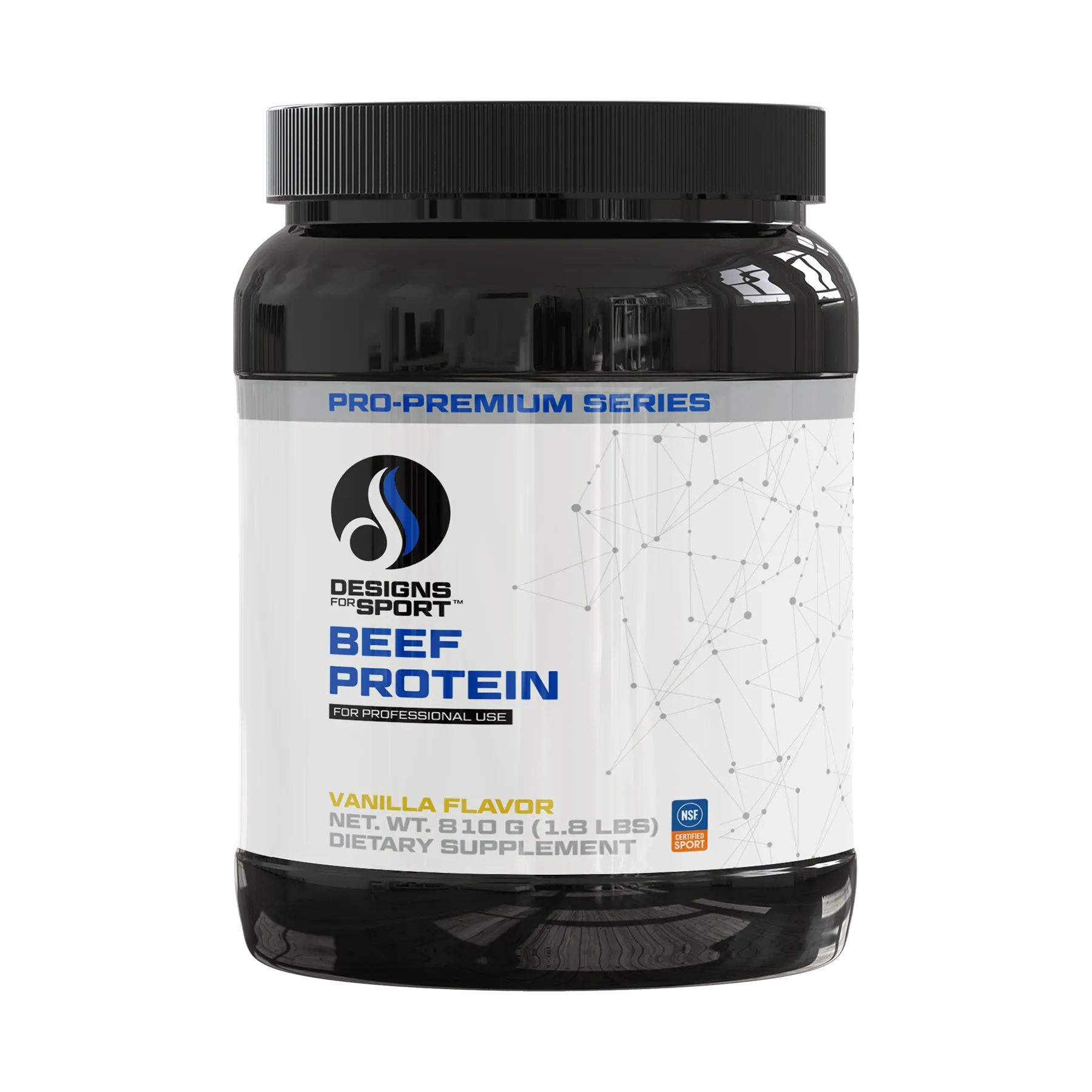 Designs for Sport Beef Protein - Vanilla Flavor