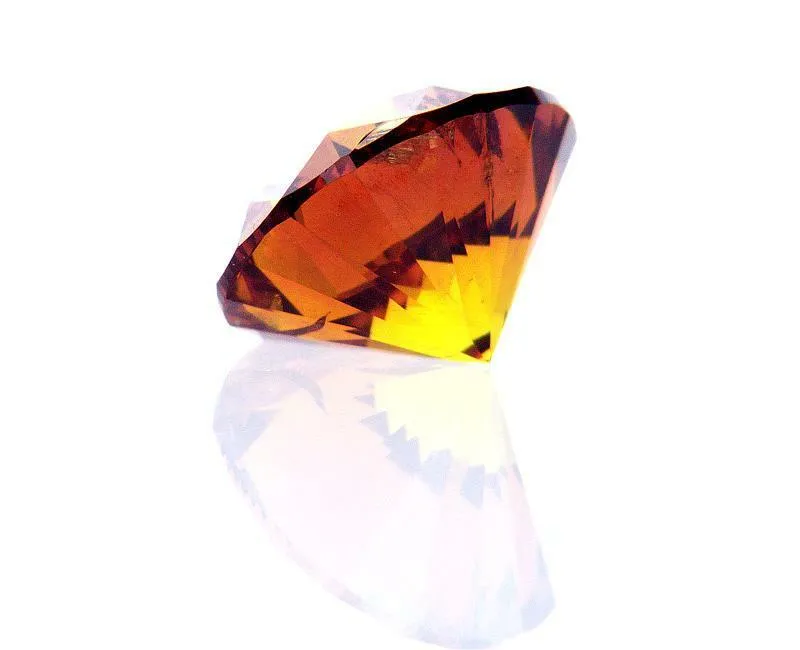 Diamond 1.46 CT Rare Fancy Yellow Orange Natural Round Cut Loose EGL Certified