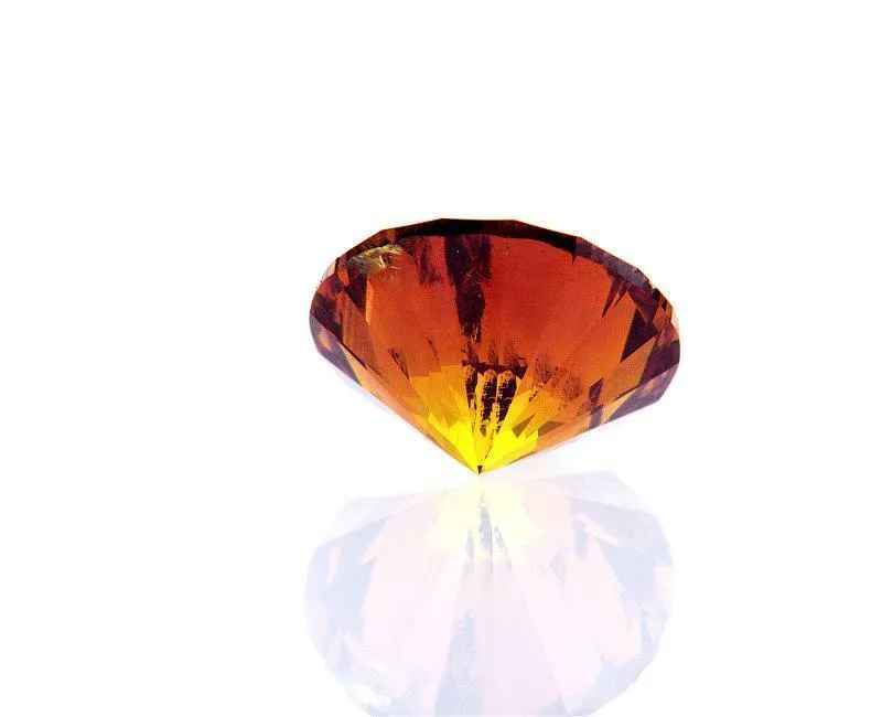 Diamond 1.46 CT Rare Fancy Yellow Orange Natural Round Cut Loose EGL Certified