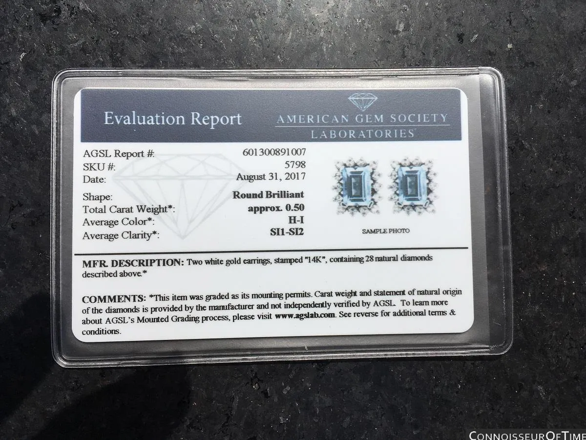 Diamond, Aquamarine and 14K White Gold Stud Earrings, 2.1 Carats Total Gem Weight