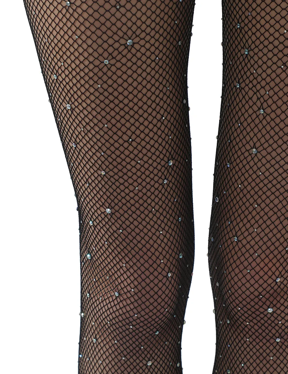 Diamond Fishnet Stockings in Nude or Black by Scandals