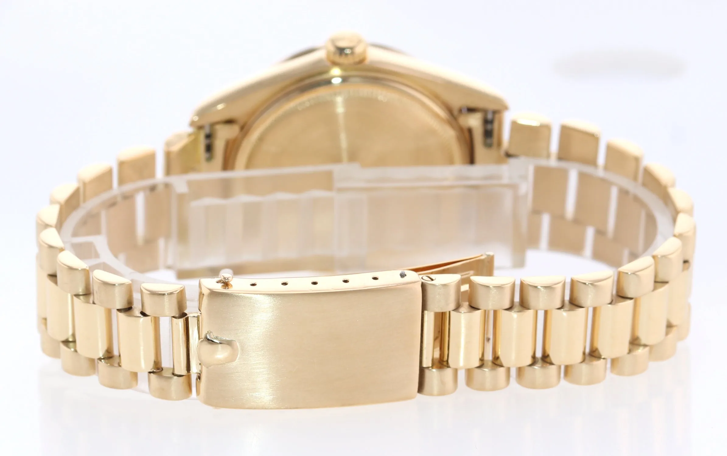 DIAMONDS Rolex Day-Date President 1803 18k Yellow Gold MOP Diamond Watch