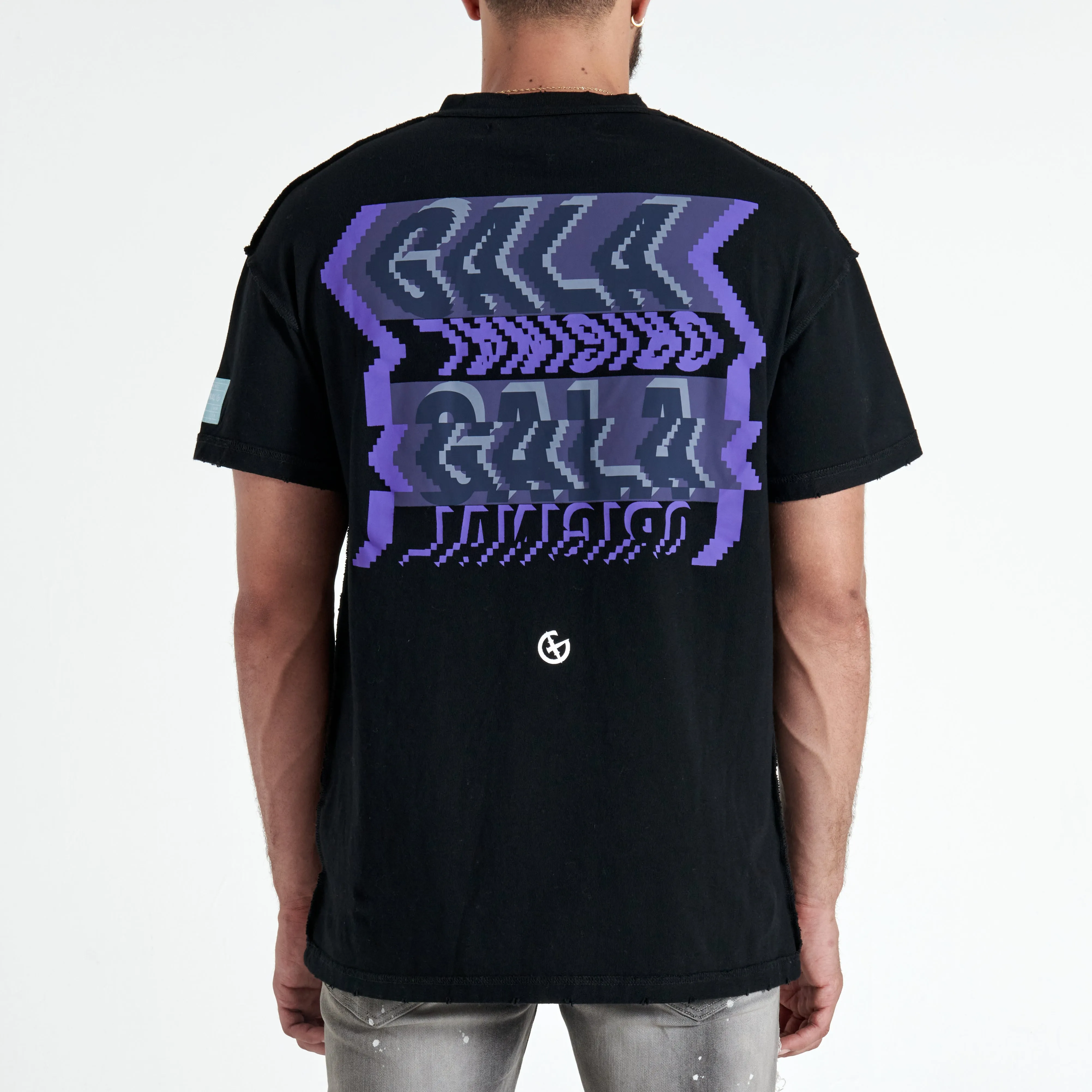 DIGITAL DANCE TEE (BLACK/PURPLE)
