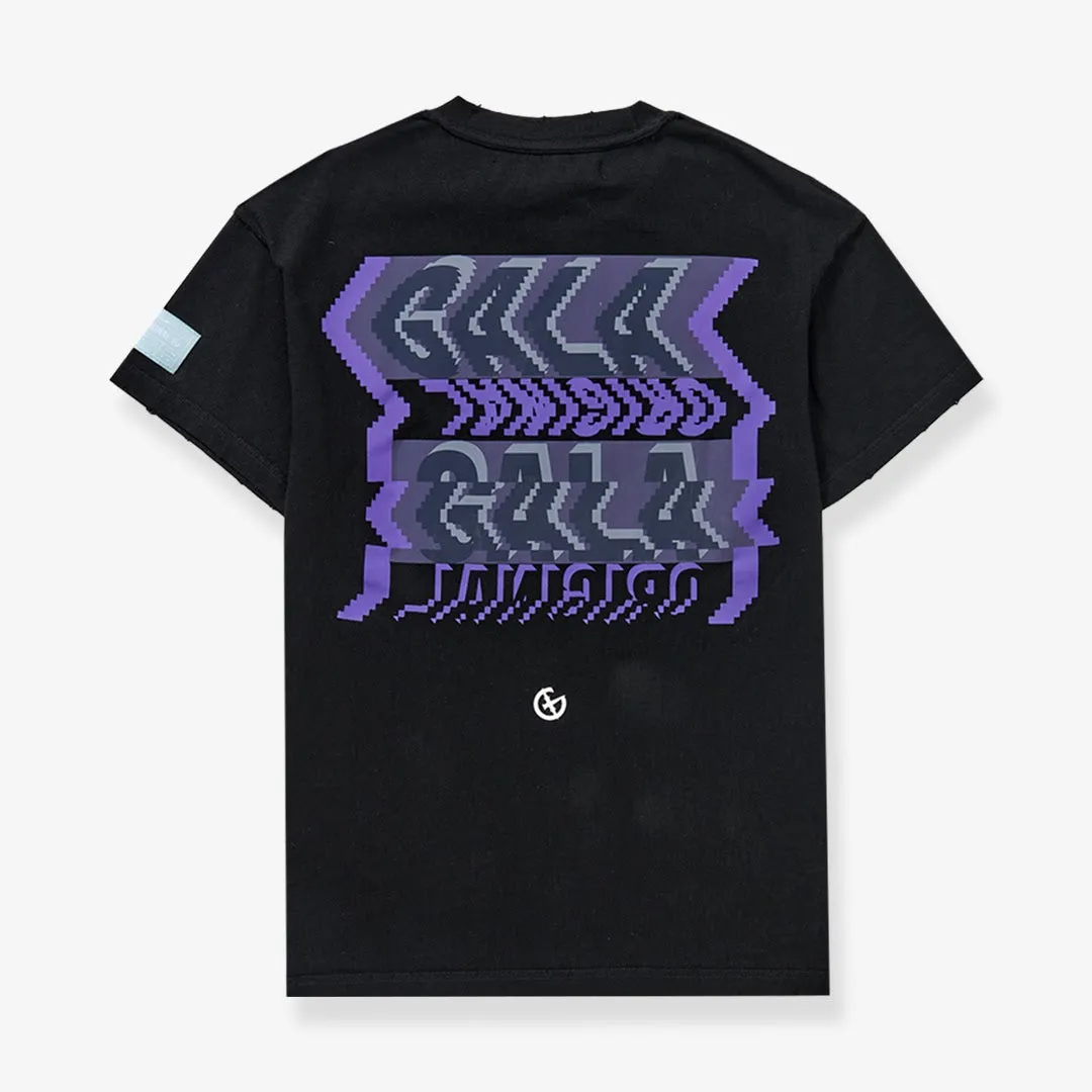 DIGITAL DANCE TEE (BLACK/PURPLE)