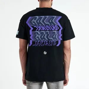 DIGITAL DANCE TEE (BLACK/PURPLE)