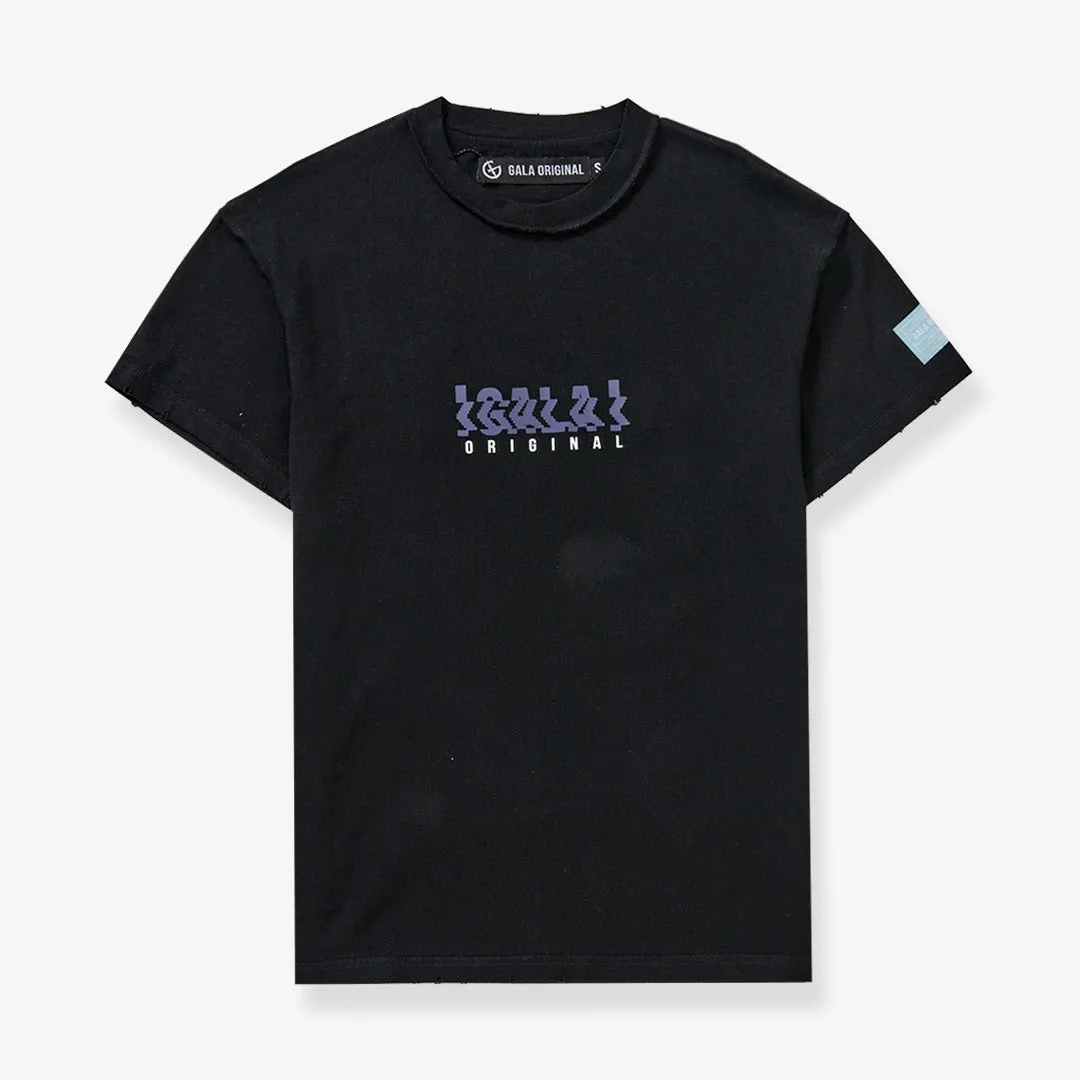 DIGITAL DANCE TEE (BLACK/PURPLE)