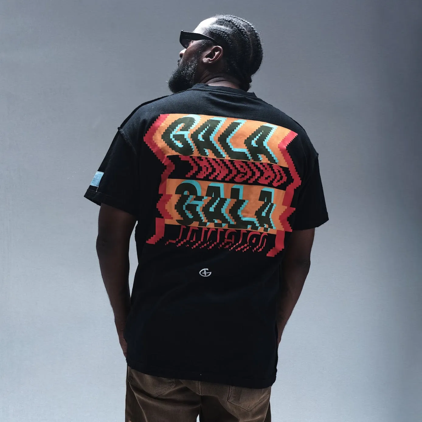 DIGITAL DANCE TEE (BLACK/RED)