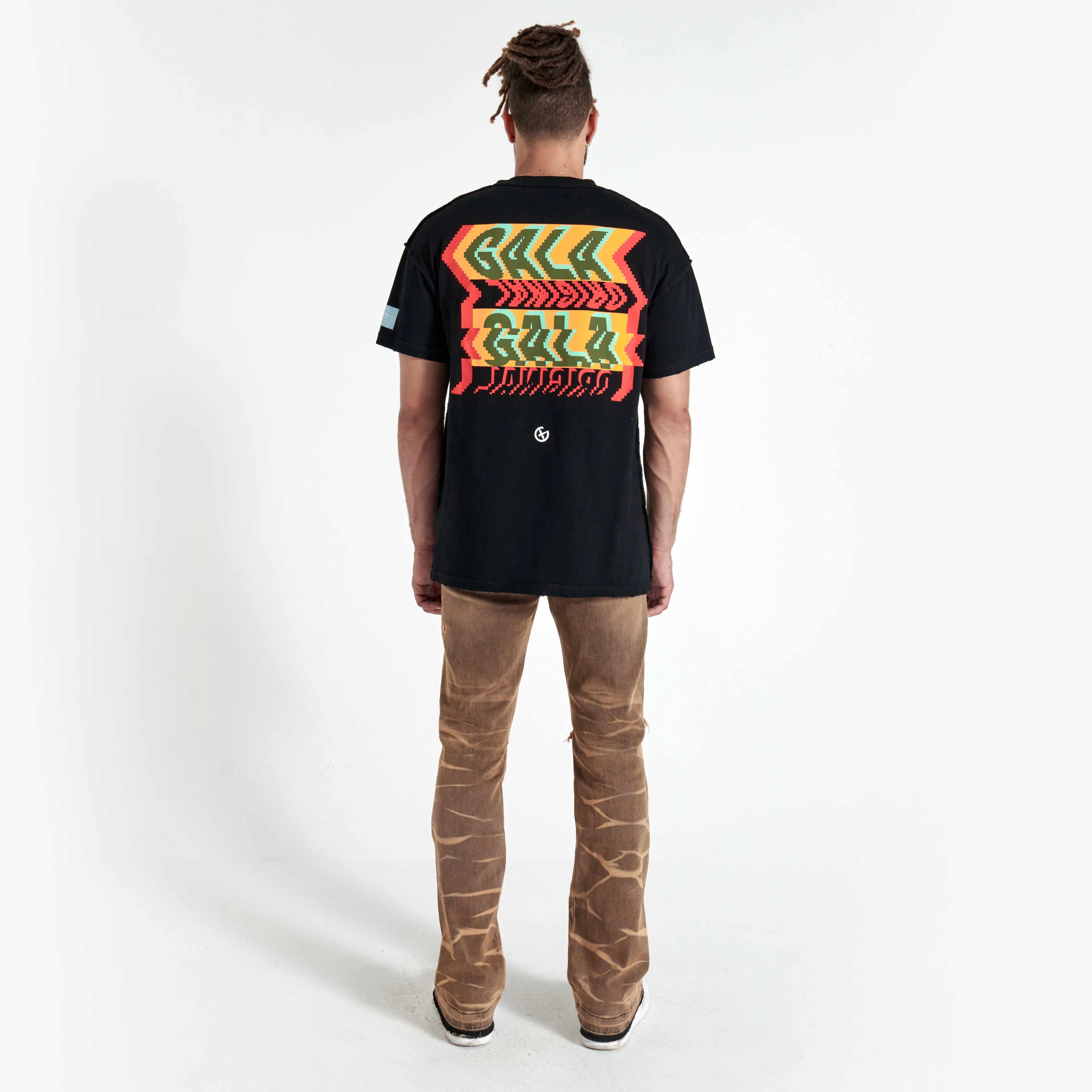 DIGITAL DANCE TEE (BLACK/RED)