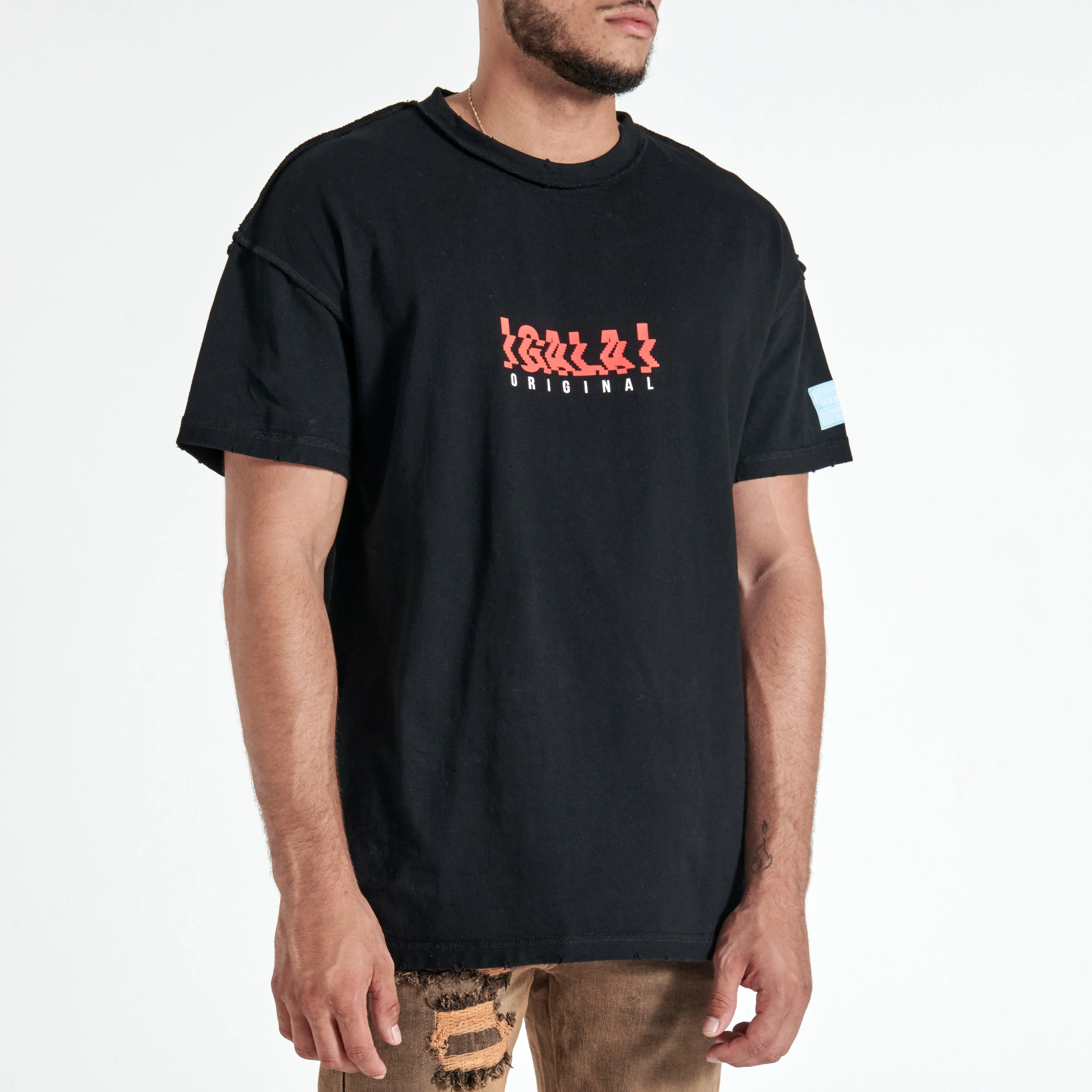 DIGITAL DANCE TEE (BLACK/RED)