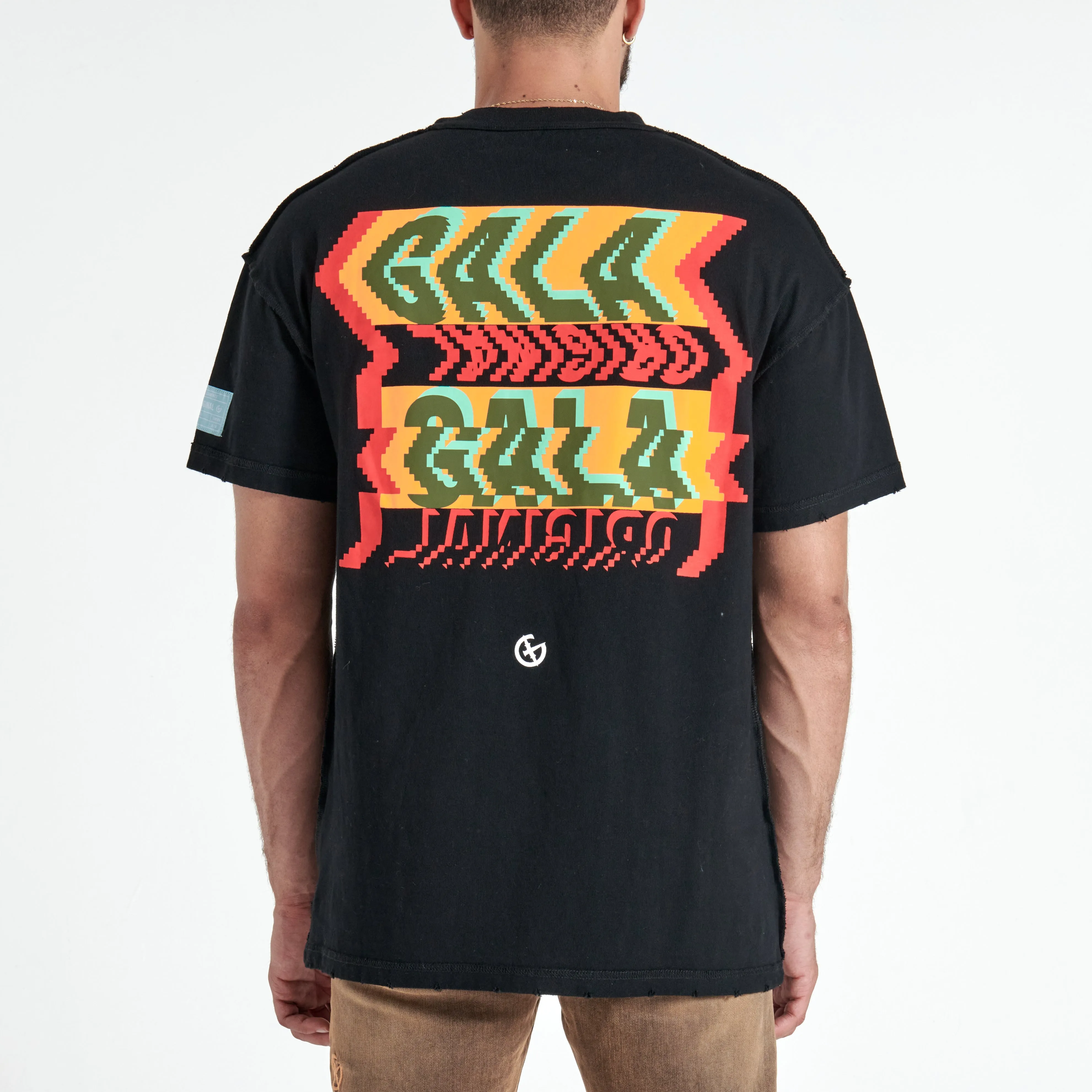 DIGITAL DANCE TEE (BLACK/RED)