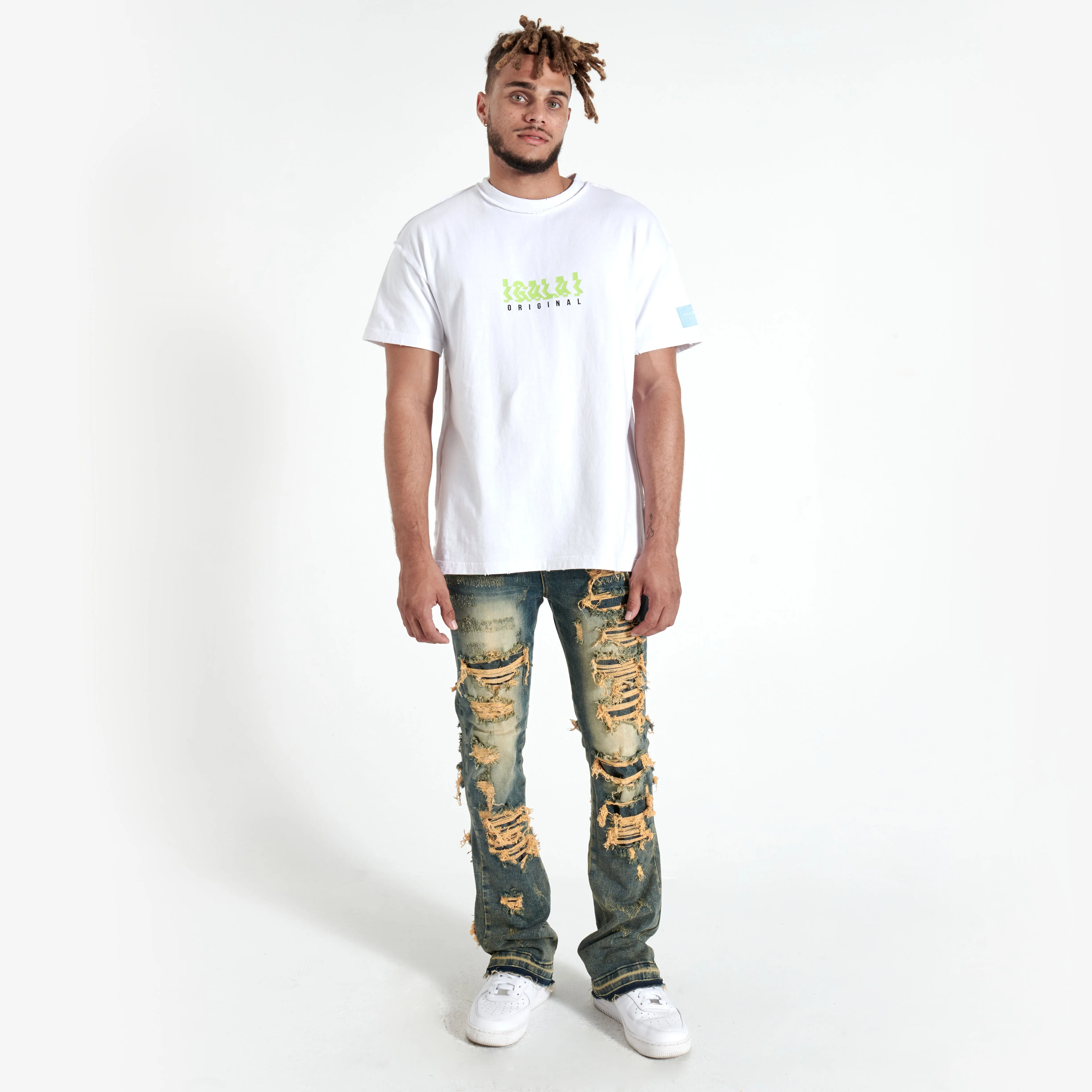 DIGITAL DANCE TEE (WHITE)