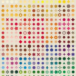 Dingbats Wall Covering by Polly Apfelbaum