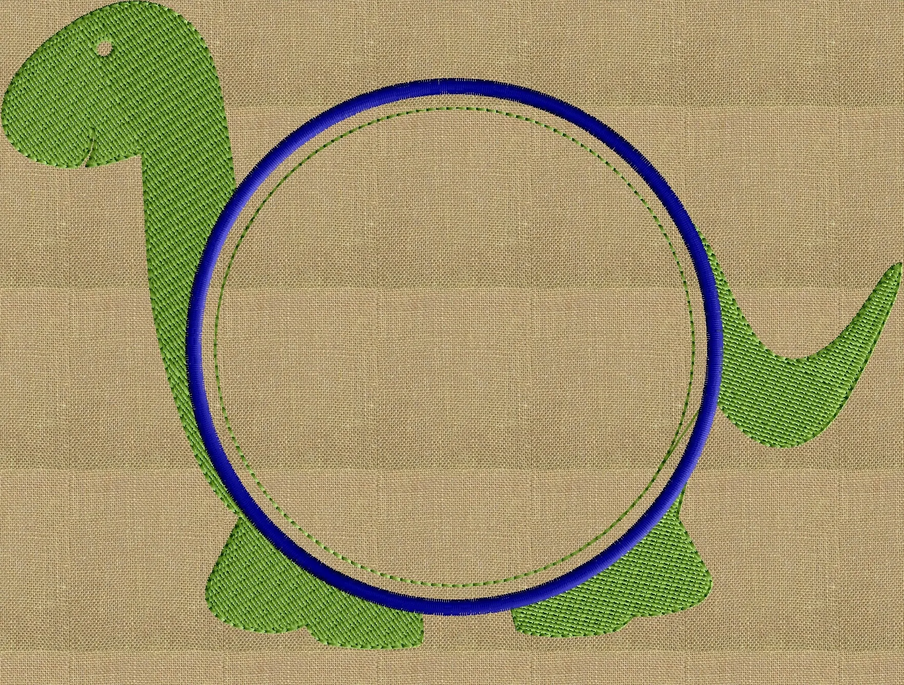 Dinosaur Font Frame Frame Monogram -Font not included - EMBROIDERY DESIGN - Instant download