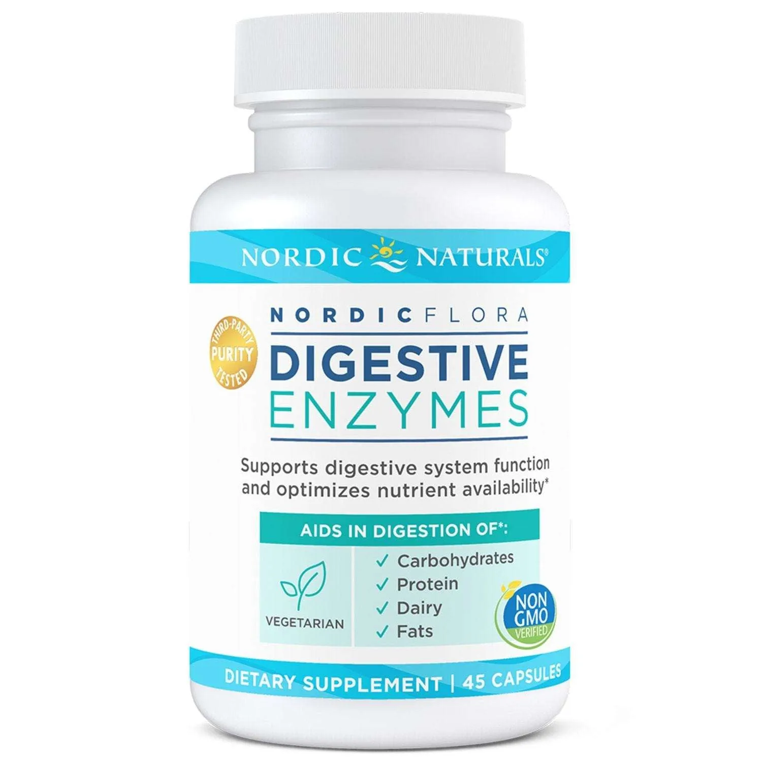 DISCONTINUED (Click for Product Substitute) - Nordic Flora Digestive Enzymes 45 Capsules