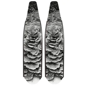 DiveR Carbon Blades - Coral B&W