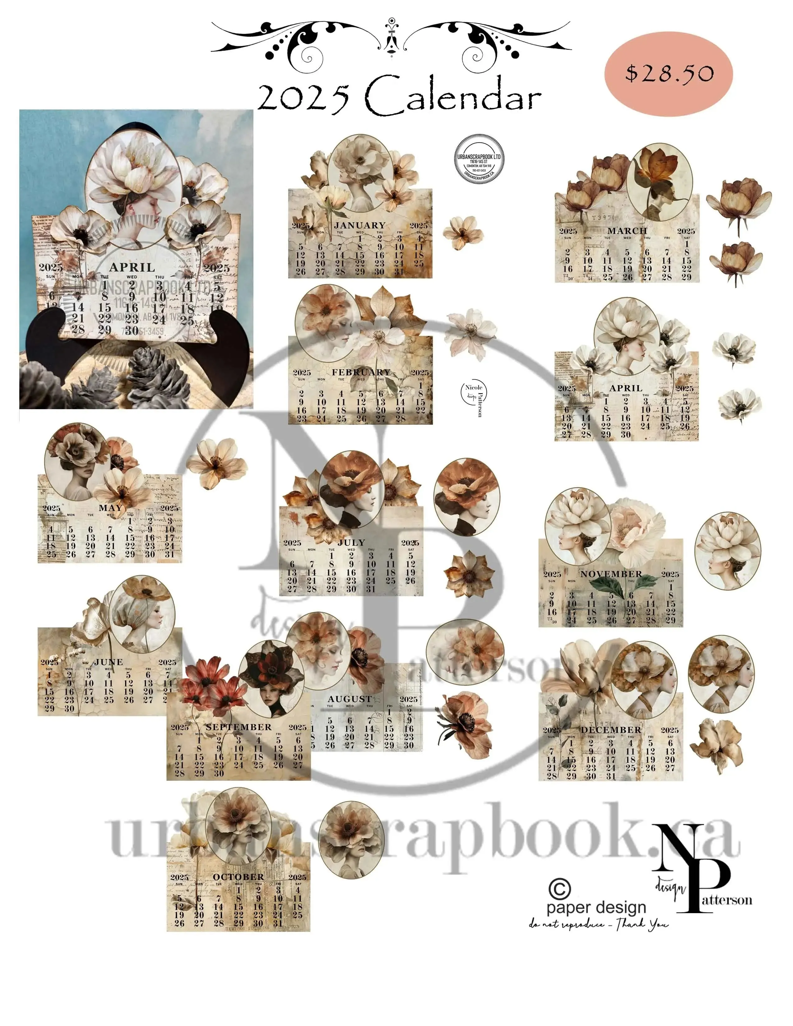 DIY Project ~ 2025 Calendar