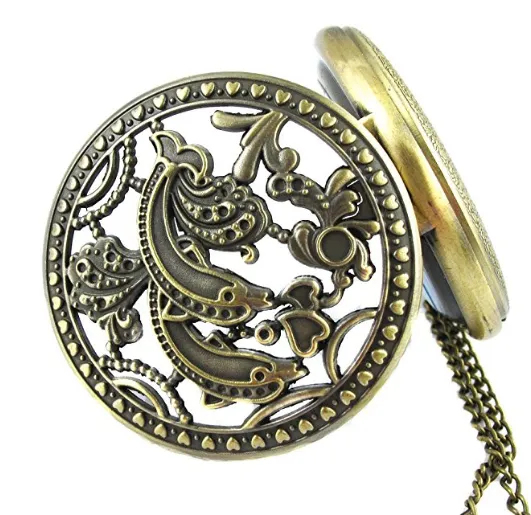 Dolphins Pocket Watch