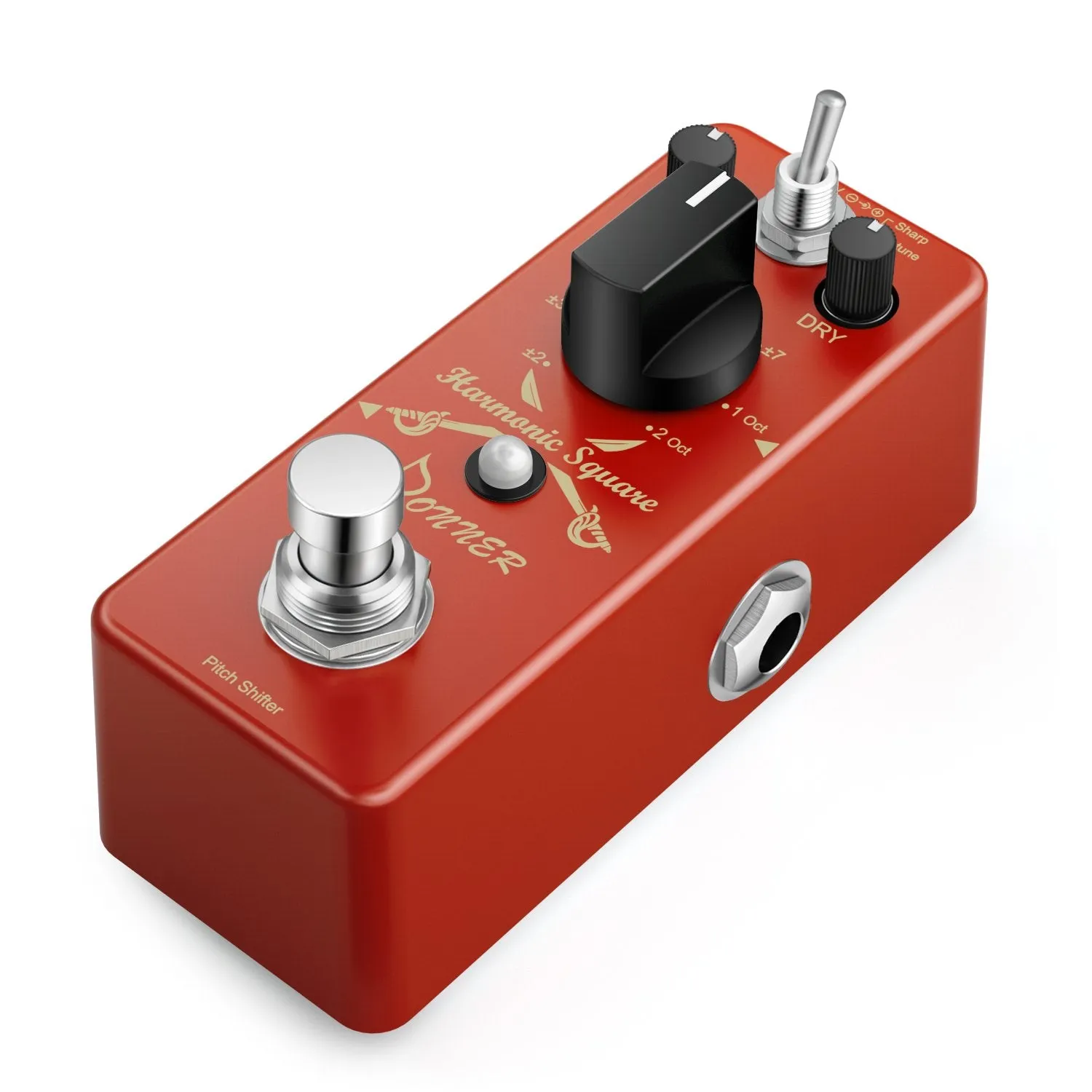 Donner Digital Octave Guitar Effect Pedal Harmonic Square 7 modes
