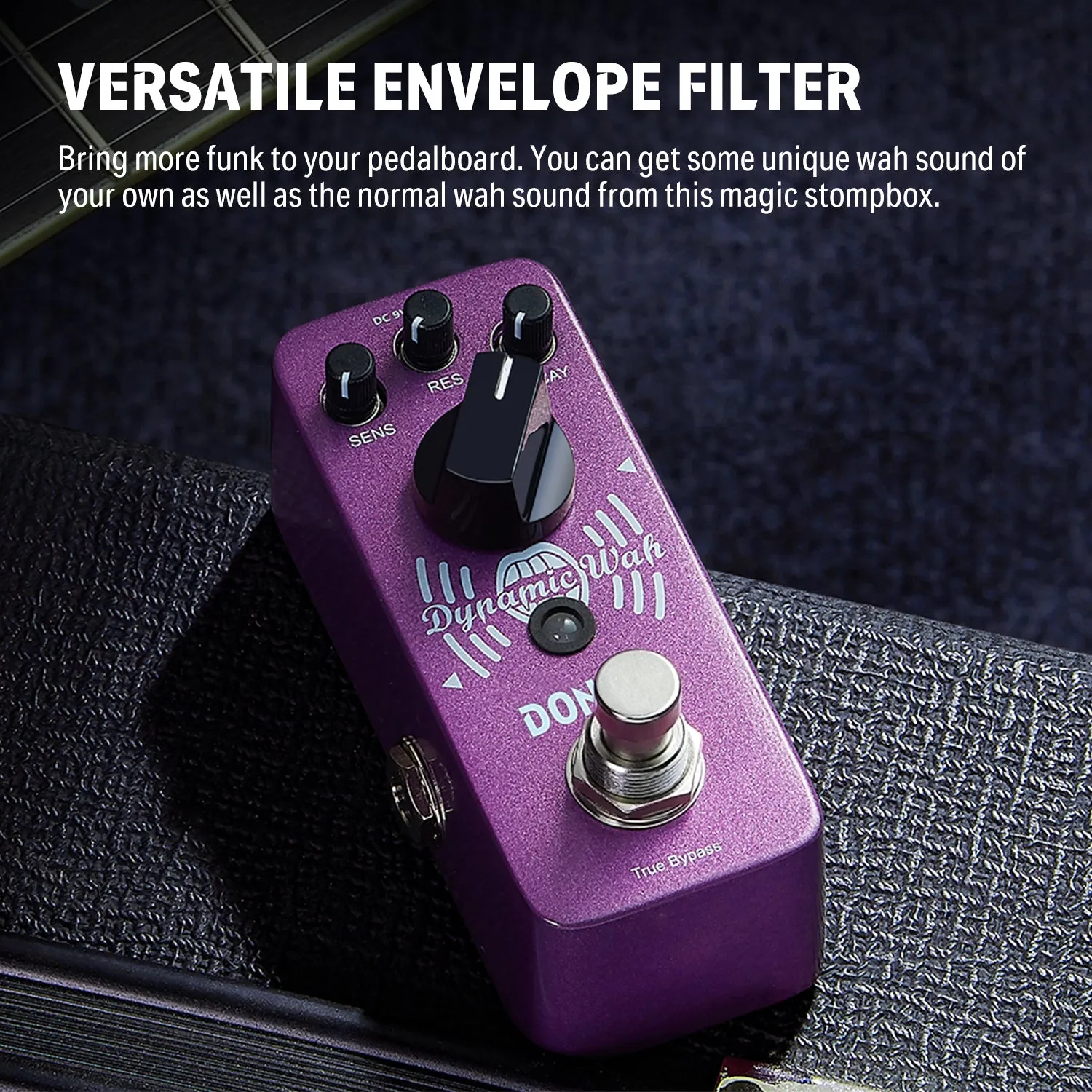 Donner Dynamic Wah-Wah Pedal Filter Effect