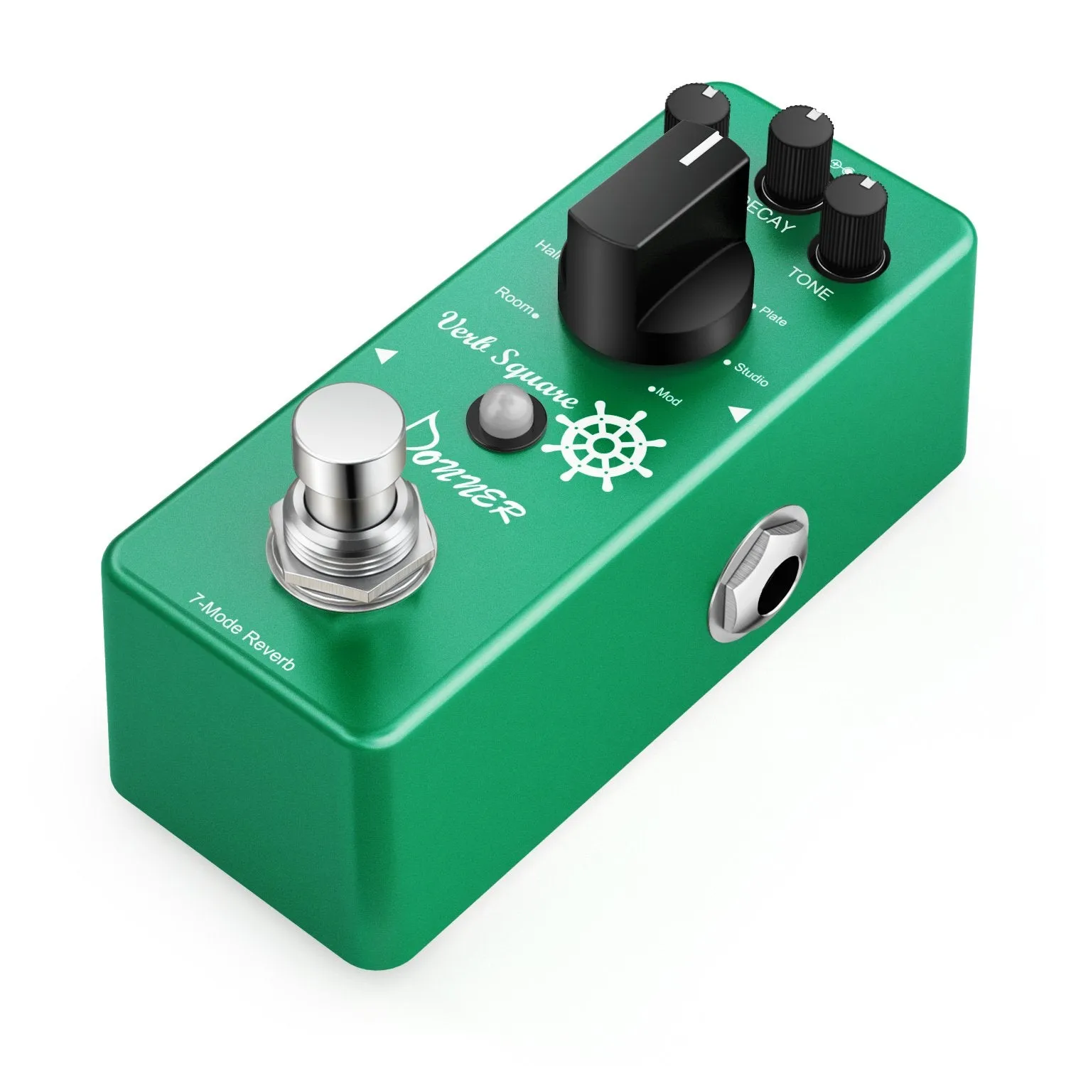 Donner Verb Square Reverb Pedal Time Effect with 7 Reverb Modes