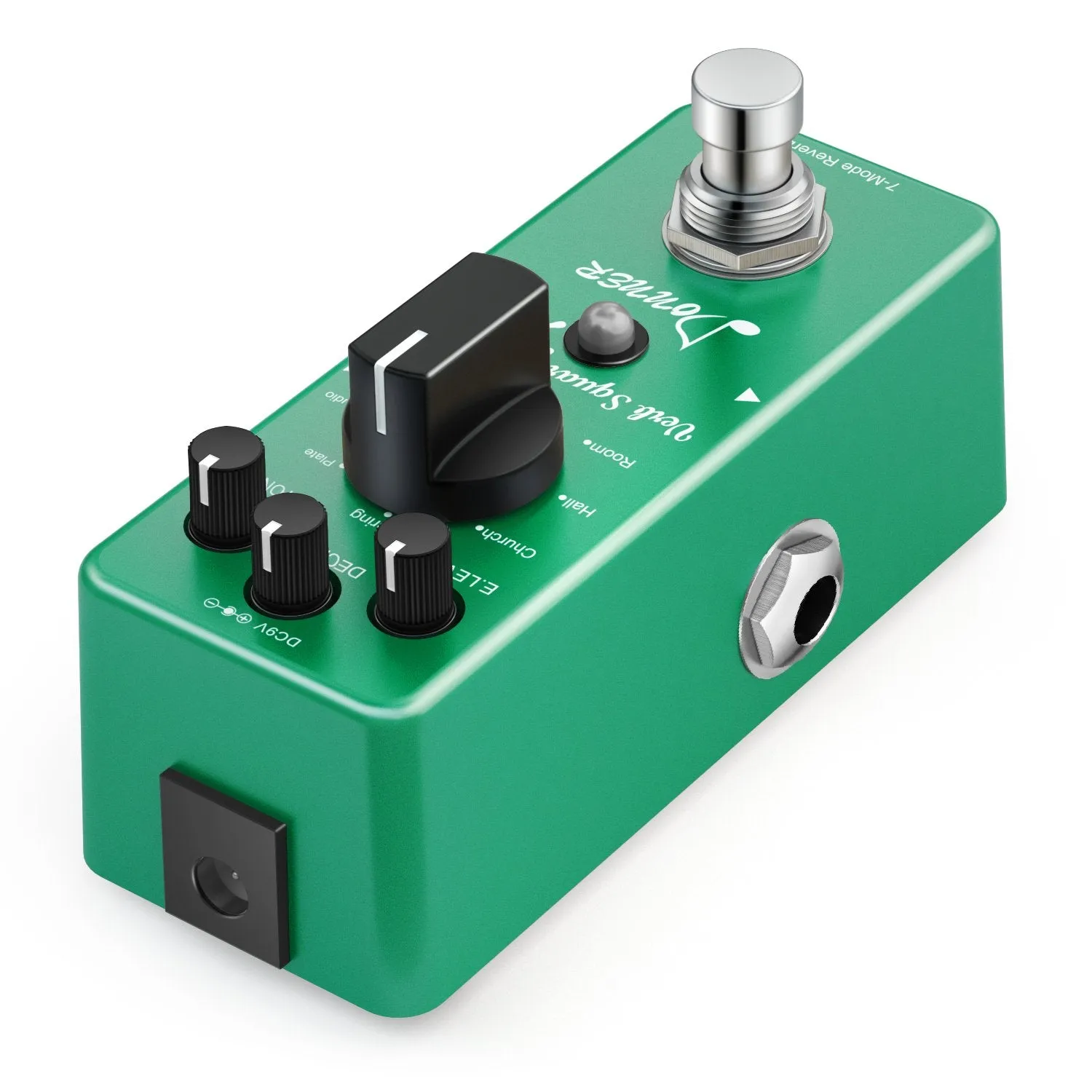 Donner Verb Square Reverb Pedal Time Effect with 7 Reverb Modes