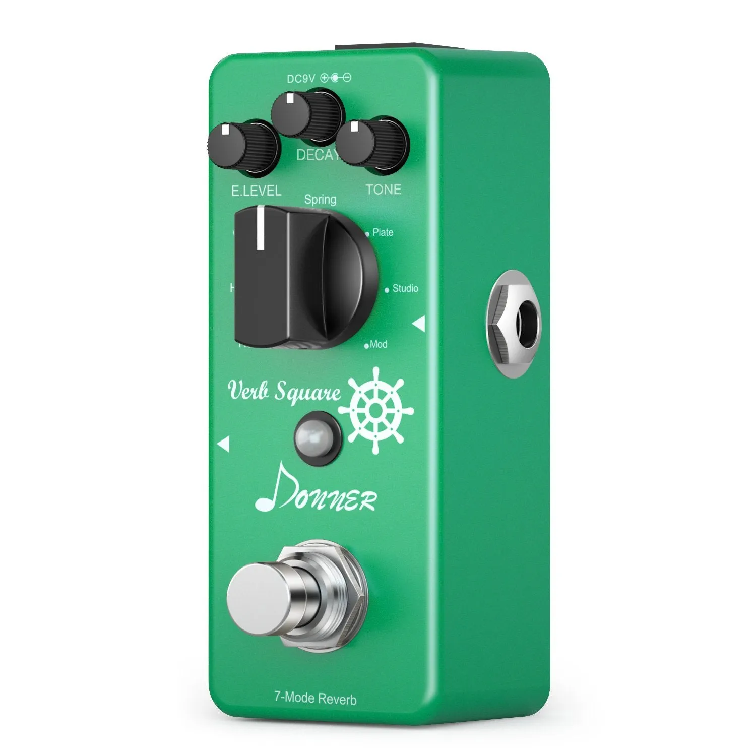 Donner Verb Square Reverb Pedal Time Effect with 7 Reverb Modes