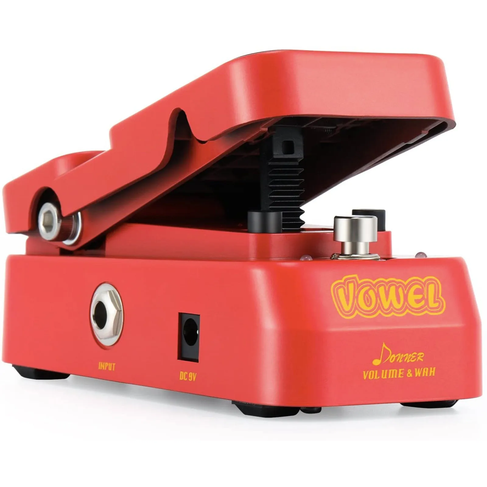 Donner Vowel Mini Wah Volume Effect Guitar Pedal with 2 Modes