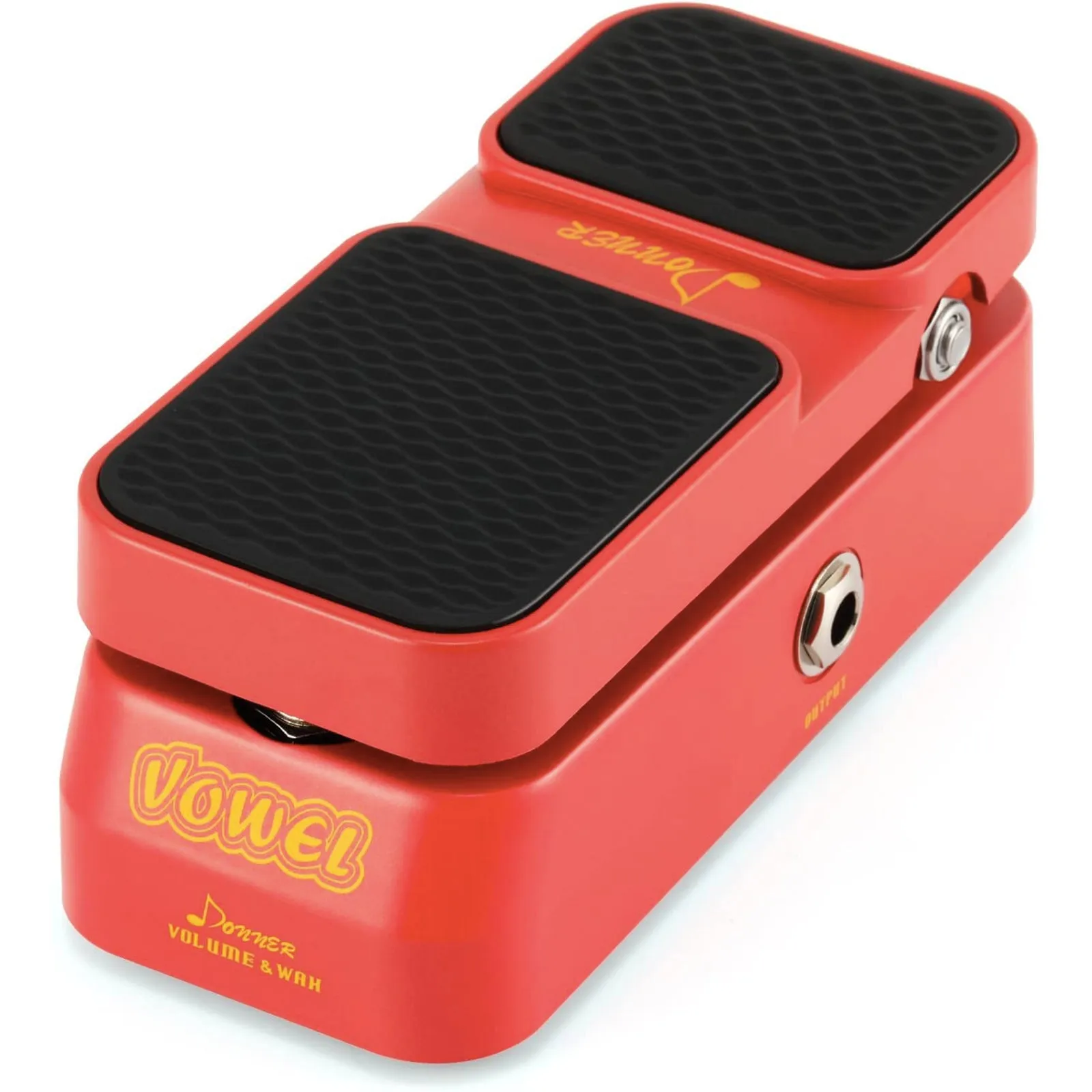 Donner Vowel Mini Wah Volume Effect Guitar Pedal with 2 Modes