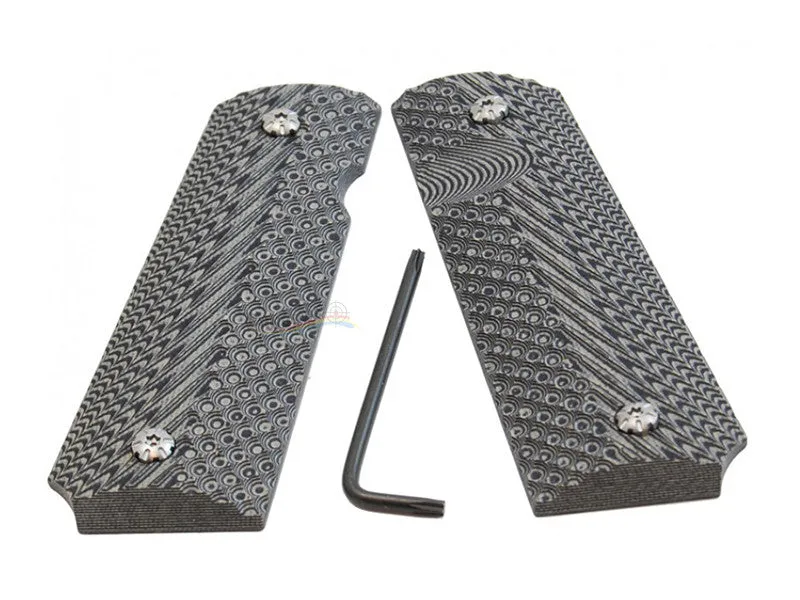 Double Alpha Academy 1911 Carbon Fiber Grips (Black)
