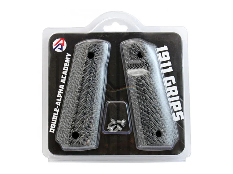 Double Alpha Academy 1911 Carbon Fiber Grips (Black)