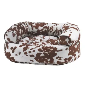 Double Donut Bolstered Dog Bed — Durango