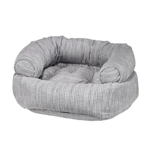 Double Donut Bolstered Dog Bed — Glacier