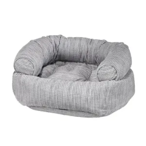 Double Donut Bolstered Dog Bed — Glacier