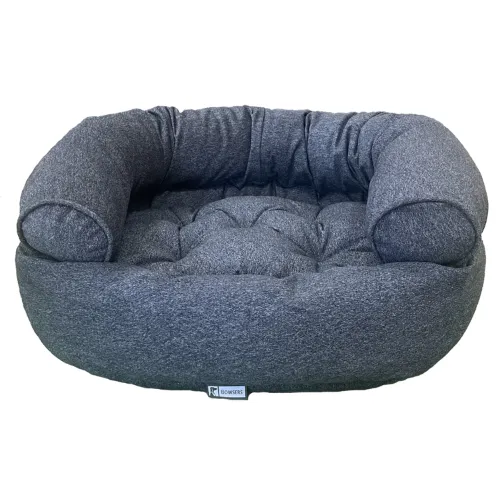 Double Donut Bolstered Dog Bed — River