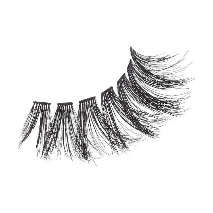 Double Layer 08 KPE78 Premium Human Hair Lashes Elevate Your Look with Voluminous Appeal